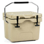 16 Quart 24-Can Capacity Portable Insulated Ice Cooler with 2 Cup Holders