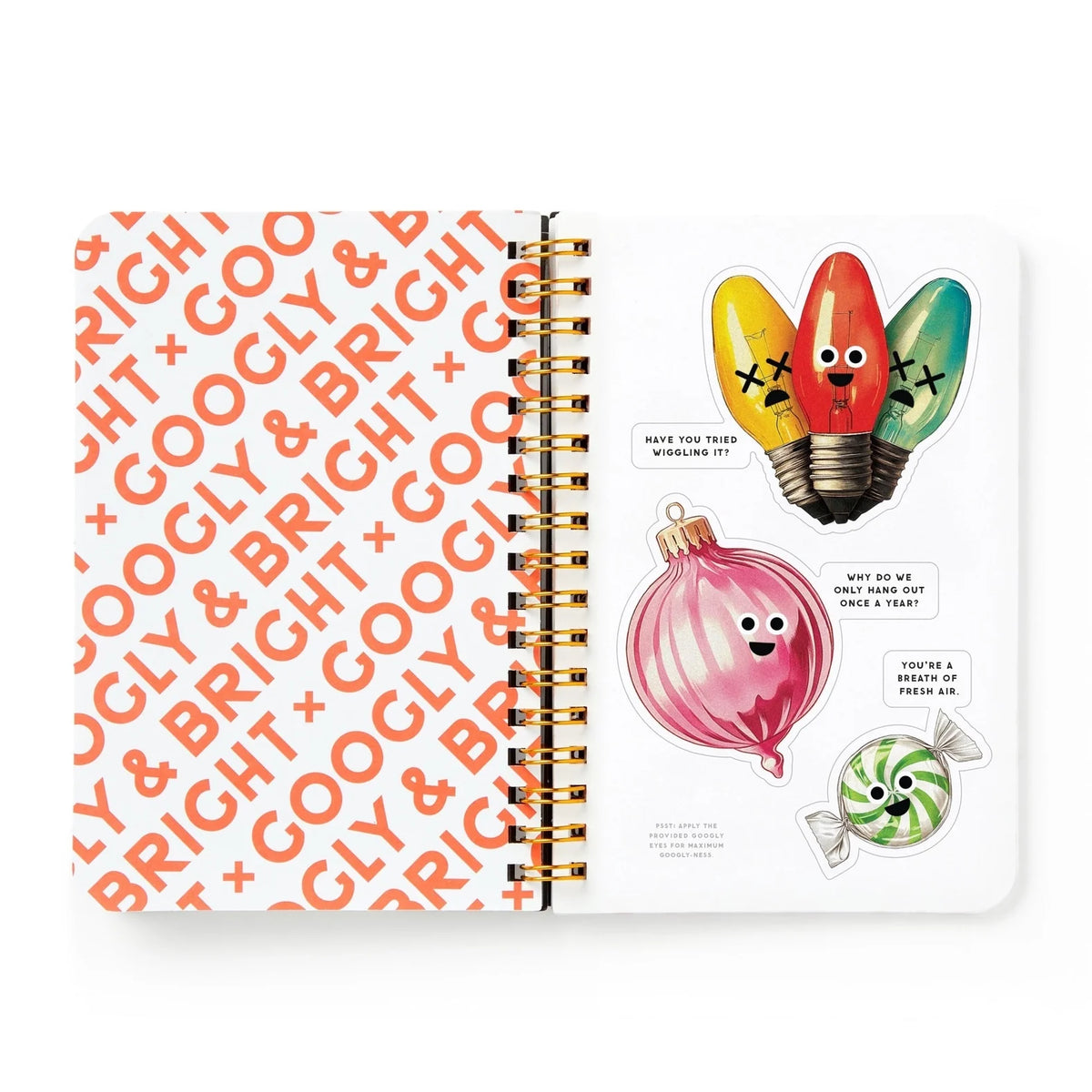 Googly & Bright Holiday Sticker Book