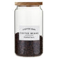 Glass Coffee Canisters with Wood Lids - 84oz