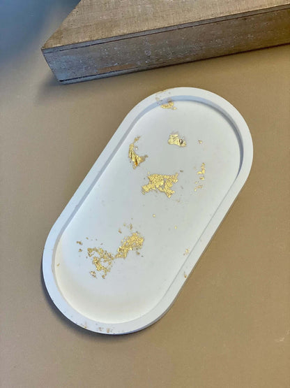 Jesmonite Tray | Handmade Minimalist Décor