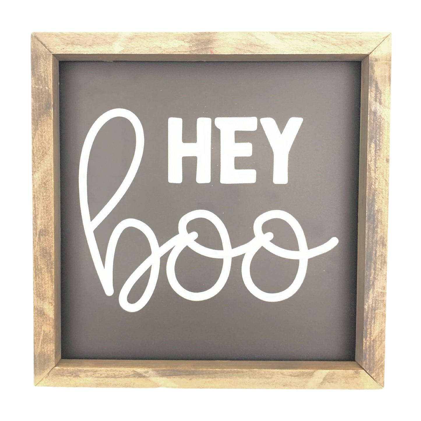 Hey Boo Framed Saying