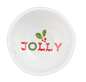 White Ceramic Holiday Tidbit Bowls