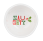 White Ceramic Holiday Tidbit Bowls