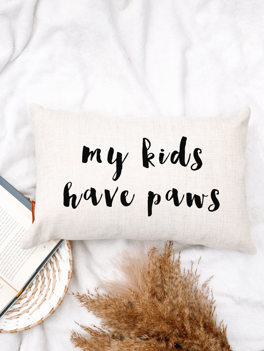 My Kids Have Paws Pillow