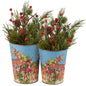 Retro Christmas Deer Wall Bucket Set