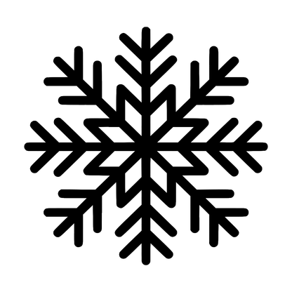 Snowflake Wall Art — Intricate Winter Silhouette | 2 Sizes