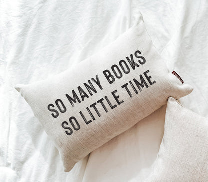 Book Pillow - So Many Books