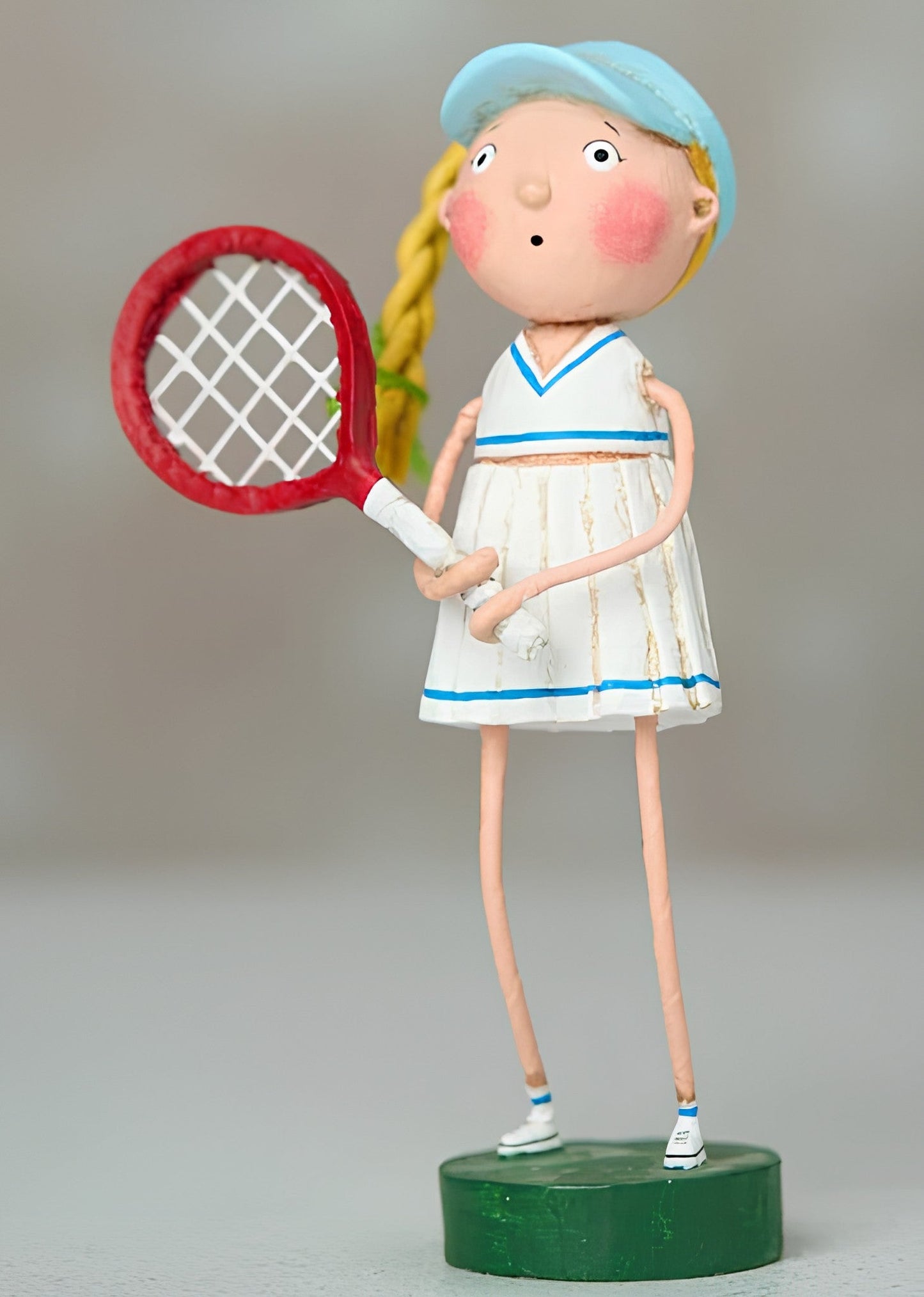 Courtney Tennis Player Figuine by Lori Mitchell